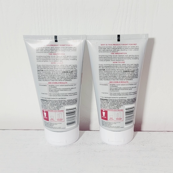2X L'Oreal Paris Revitalift Bright Reveal Facial Cleanser 5 oz - Picture 2 of 2